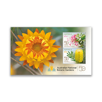 Australia 2020 National Botanic Gardens: 50 Years Mini Sheet of 2 Stamps MUH