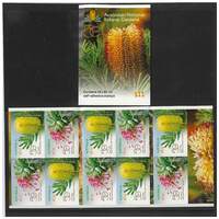 Australia 2020 National Botanic Gardens: 50 Years  Rapid Booklet/10 Stamps Self-adhesive MUH