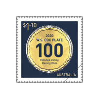 Australia 2020 100th Running of the W. S. Cox Plate Sinlge Stamp MUH