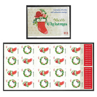 Australia 2020 Christmas Wreath & Stocking Booklet/20 Stamps Self-adhesive  MUH