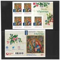 Australia 2020 Christmas Holy Family Sheetlet/5 Stamps Self-adhesive MUH