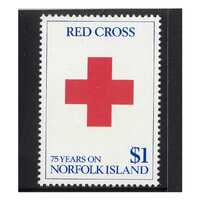 Norfolk Island 1989 75th Anniversary of Red Cross Sinlge Stamp MUH SG469
