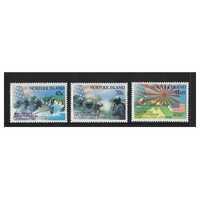 Norfolk Island 1992 50th Anniv. Battle of Guadalcanal Set of 3 Stamps MUH SG534/36