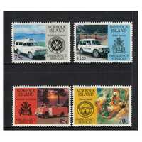 Norfolk Island 1993 Emergency Services Set of 4 Stamps MUH SG546/49