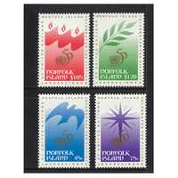 Norfolk Island 1995 Christmas/50th Anniv. Of UN Set of 3 Stamps MUH SG607/10