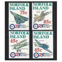 Norfolk Island 1996 75th Anniv. Royal Australian Air Force Set of 4 Stamps MUH SG615/18