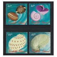 Norfolk Island 1996 Shells Set of 4 Stamps MUH SG620/23