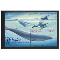 Norfolk Island 1998 Whales of the Southern Oceans Mini Sheet MUH SG MS685
