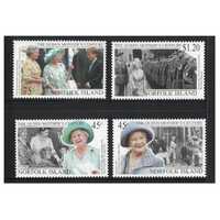 Norfolk Island 1999 QE The Queen Mother's Century Set of 4 Stamps MUH SG712/15