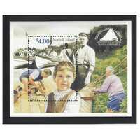 Norfolk Island 2000 Whaler Project Mini Sheet MUH SG MS731