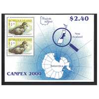 Norfolk Island 2000 Canpex National Stamp Expo Christchurch Mini Sheet MUH SG MS738