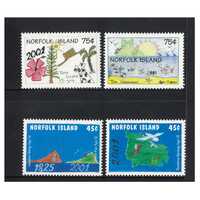 Norfolk Island 2000 New Millennium Children's Drawings Set of 4 Stamps MUH SG743/46