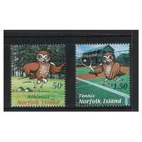 Norfolk Island 2002 6th South Pacific Mini Games Set of 2 Stamps MUH SG794/95