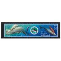 Norfolk Island 2002 Marine Mammal Study Set of 2 Stamps MUH SG813/14