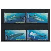 Norfolk Island 2004 Sharks Set of 4 Stamps MUH SG863/66