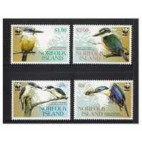 Norfolk Island 2004 Sacred Kingfisher WWF Set of 4 Stamps MUH SG894/97