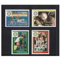 Norfolk Island 2005 Centenary of Rotary International Set of 4 Stamps MUH SG900/03