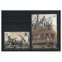 Norfolk Island 2019 Mutiny on the Bounty Set of 2 Stamps MUH 