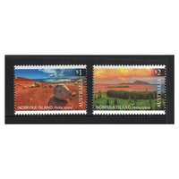Norfolk Island 2019 Phillip Island Landscapes Set of 2 Stamps MUH