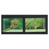 Norfolk Island 2019 Tree Fern Set of 2 Stamps MUH 