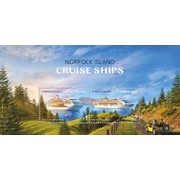 Norfolk Island 2018 Cruise Ships Mini Sheet of 2 Stamps MUH SG MS1285