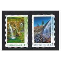 Norfolk Island 2017 Waterfalls Set of 2 Stamps MUH SG1266/67