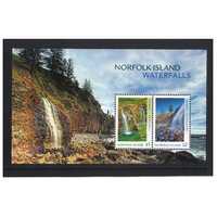 Norfolk Island 2017 Waterfalls Mini Sheet of 2 Stamps MUH SG MS1268