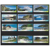 Norfolk Island 2013-14 Shorelines of Norfolk Island Set/12 Stamps MUH SG1170/81