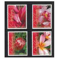 Norfolk Island 2011 Christmas/Flowers Set of 4 Stamps MUH SG1134/37