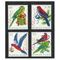 Norfolk Island 2010 Christmas/Parrots Set of 4 Stamps MUH SG1096/99