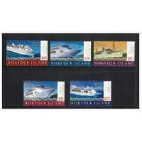 Norfolk Island 2010 Cruise Ships to Norfolk Isl. Set of 5 Stamps MUH SG1083/87