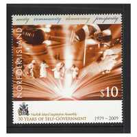 Norfolk Island 2009 30th Anniv Self-Government Single Stamp MUH SG1072