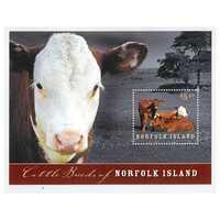 Norfolk Island 2009 Cattle Breeds Mini Sheet MUH SG MS1056