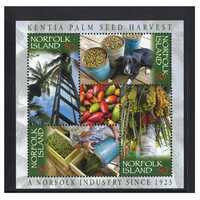 Norfolk Island 2007 Kentia Palm Seed Harvest Mini Sheet MUH SG MS985