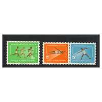 Papua New Guinea 1962 Seventh British Empire & Coomonwealth Games Set of 3 Stamps MUH SG39/41