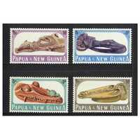 Papua New Guinea 1965 Sepik Canoe Prows in Port Moresby Museum Set of 4 Stamps MUH SG72/75