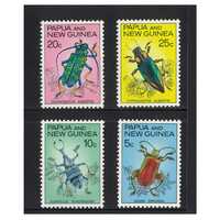 Papua New Guinea 1967 Fauna Conservation/Beetles Set of 4 Stamps MUH SG109/12