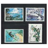 Papua New Guinea 1967 25th Anniversary Pacific War Set of 4 Stamps MUH SG117/20