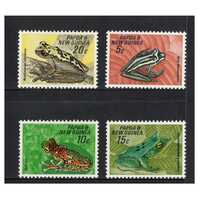 Papua New Guinea 1968 Fauna Conservation/Frogs Set of 4 Stamps MUH SG129/32