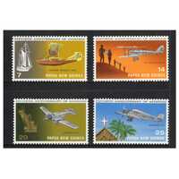 Papua New Guinea 1972 50th Anniversary of Aviation Set of 4 Stamps MUH SG220/23