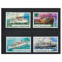 Papua New Guinea 1976 Ships of the 1930's Set of 4 Stamps MUH SG297/300