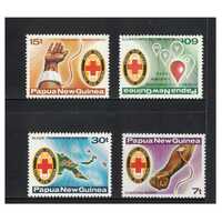 Papua New Guinea 1980 Red Cross/Blood Bank Set of 4 Stamps MUH SG393/96