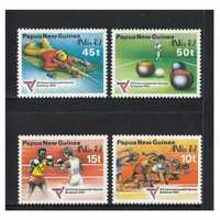Papua New Guinea 1982 Commonwealth Games/Anpex 82 Stamp Expo Set/4 Stamps MUH SG460/63