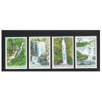 Papua New Guinea 1990 Waterfalls Set of 4 Stamps MUH SG611/14