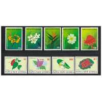 Papua New Guinea 1996 Flowers Set of 9 Stamps MUH SG794/802