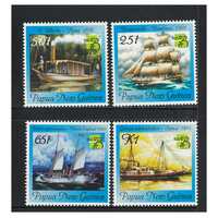 Papua New Guinea 1999 Australia '99 World Stamp Exhibition/Ships Set of 4 Stamps MUH SG853/56