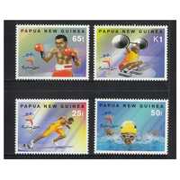 Papua New Guinea Olympic Games Sydney Set of 4 Stamps MUH SG883/86