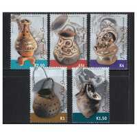 Papua New Guinea 2003 Clay Pots Set of 5 Stamps MUH SG952/56