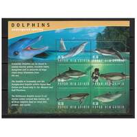 Papua New Guinea 2003 Protected Species/Dolphins Mini Sheet of 6 Stamps MUH SG MS1000