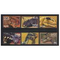 Papua New Guinea 2004 Prehistoric Animals Set of 6 Stamps MUH SG1009/14
